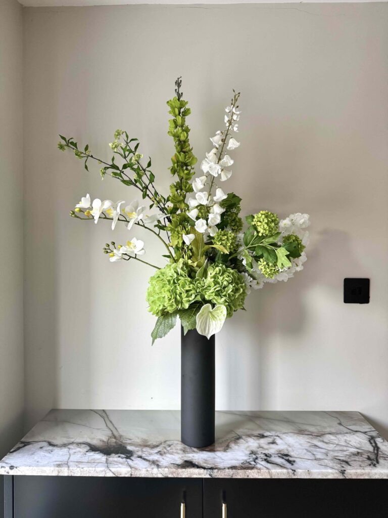 Tall faux flowers