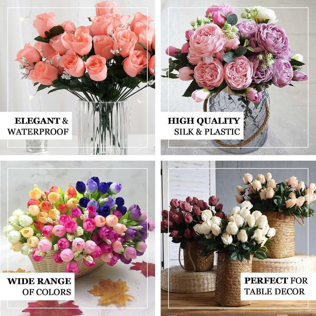 Wide range of [artificial flowers]