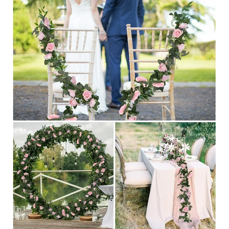 2025 faux flower garlands for weddings and home decor
