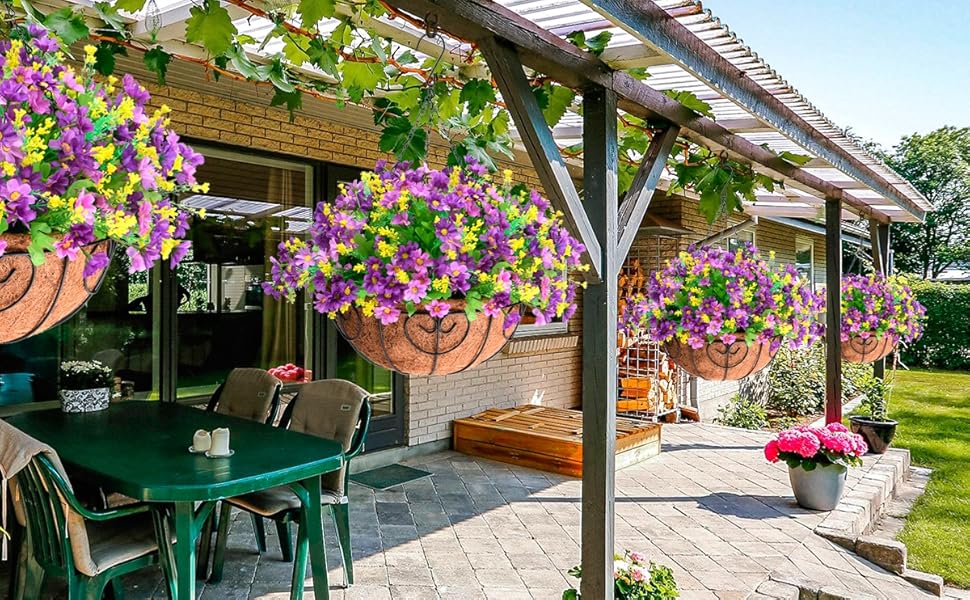 Best faux flowers for ceiling decor