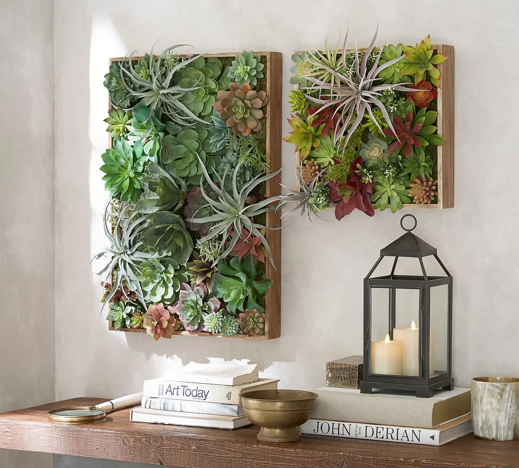 Blend Fake Succulents with Decor