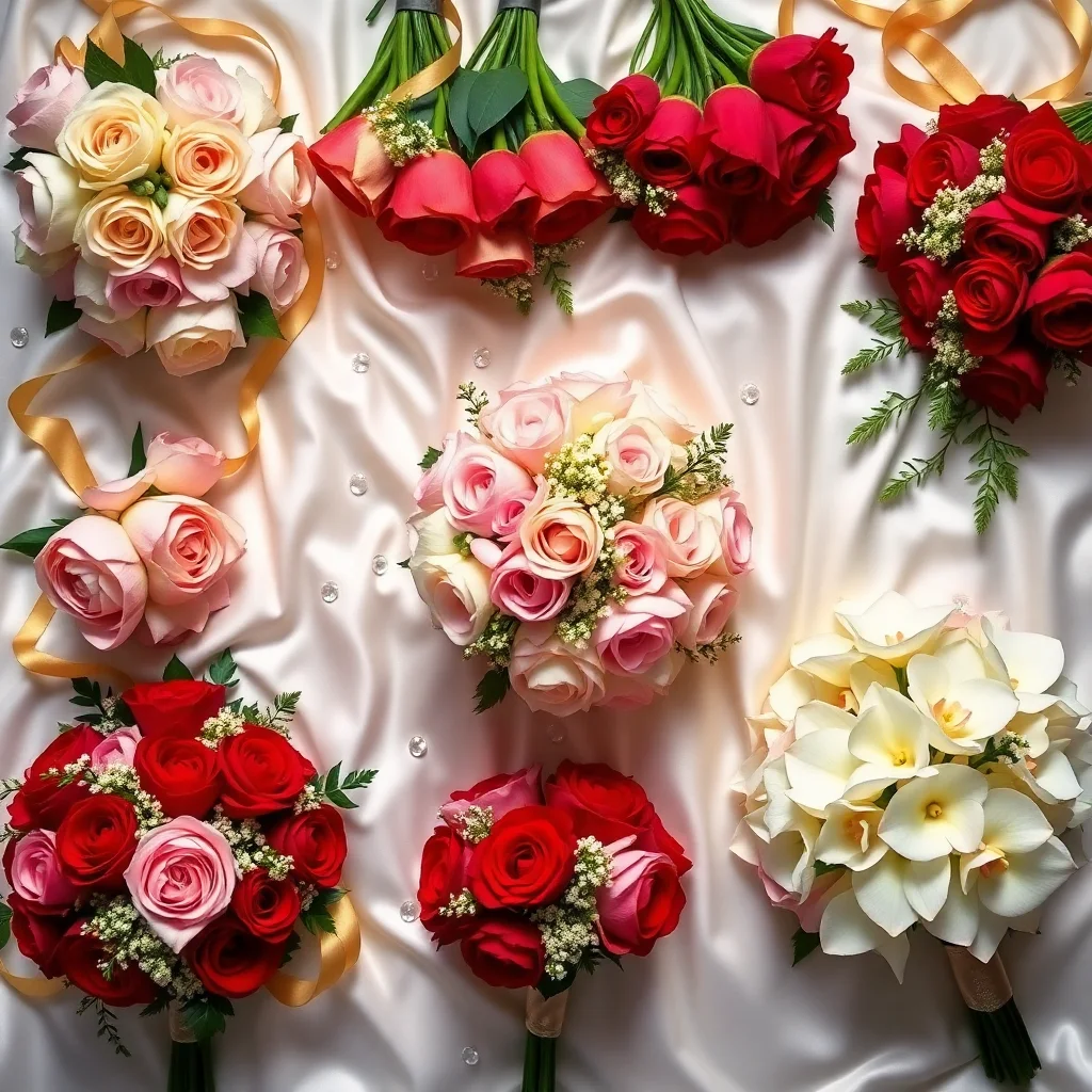 bulk silk corsages for event planning