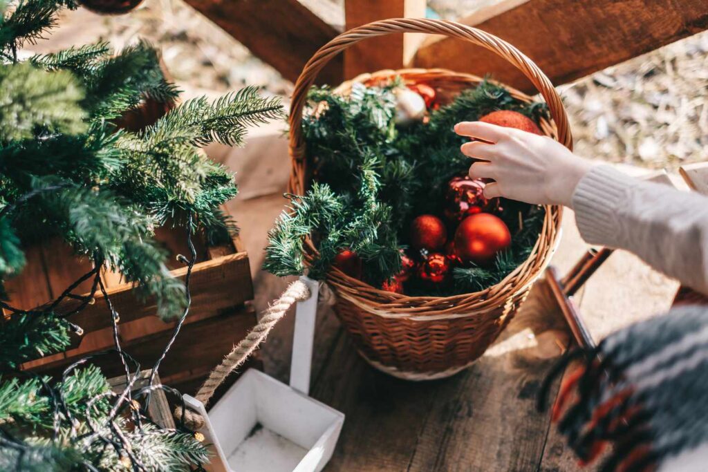 storing and caring for fake greenery garlands