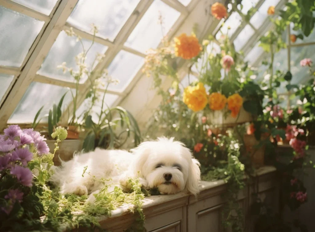 styling pet-friendly fake house plants in pet-friendly interior