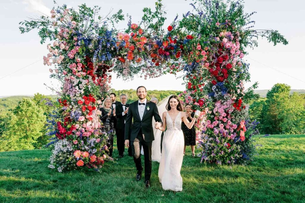Top Color Palettes for Faux Flower Arches
