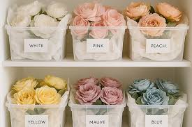 how to store and reuse faux flowers after events