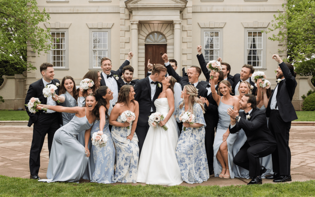 outdoor wedding faux corsage success story