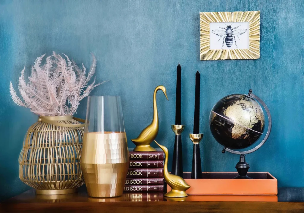 styling resin and metal in rooms