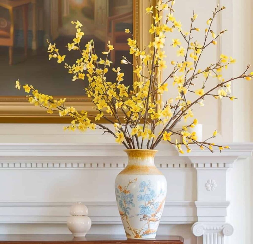 vase and artificial flower stem pairing