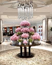 artificial flowers for hotels lobby arrangement