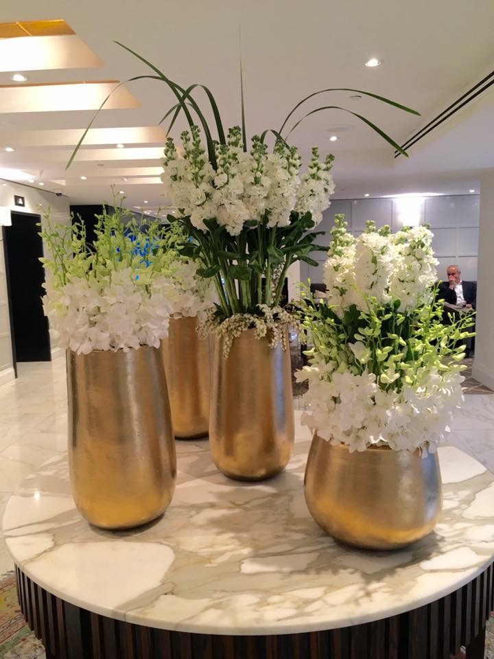 ROI silk flowers hospitality