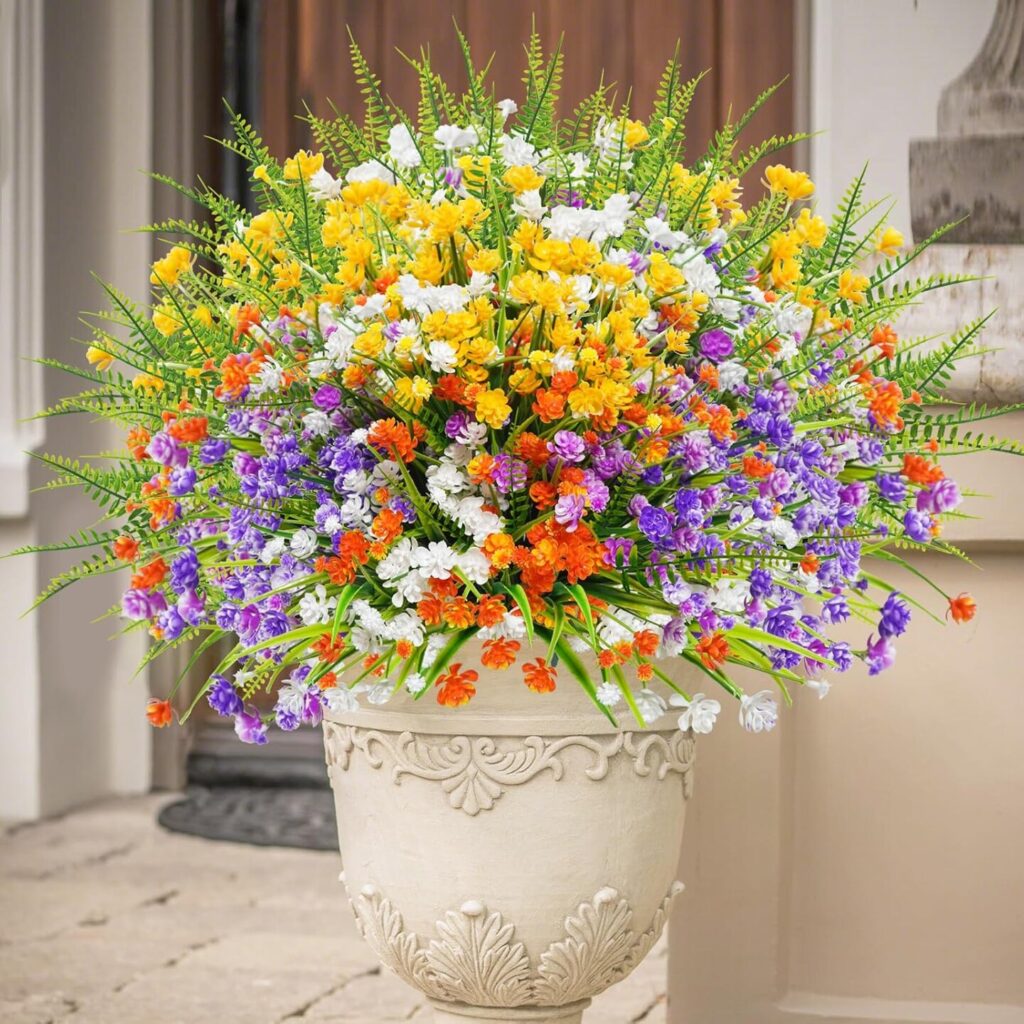 spray artificial flowers to keep from fading