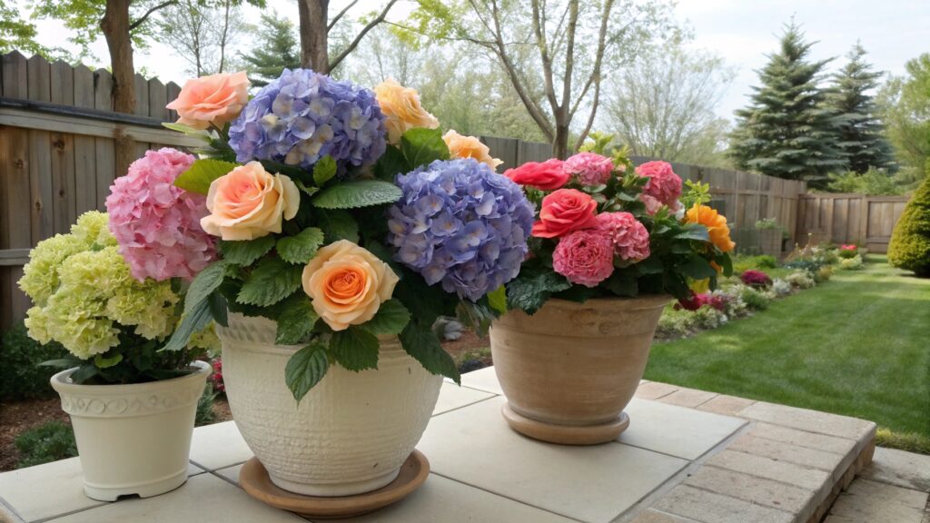UV-treated materials protect artificial flowers from the sun