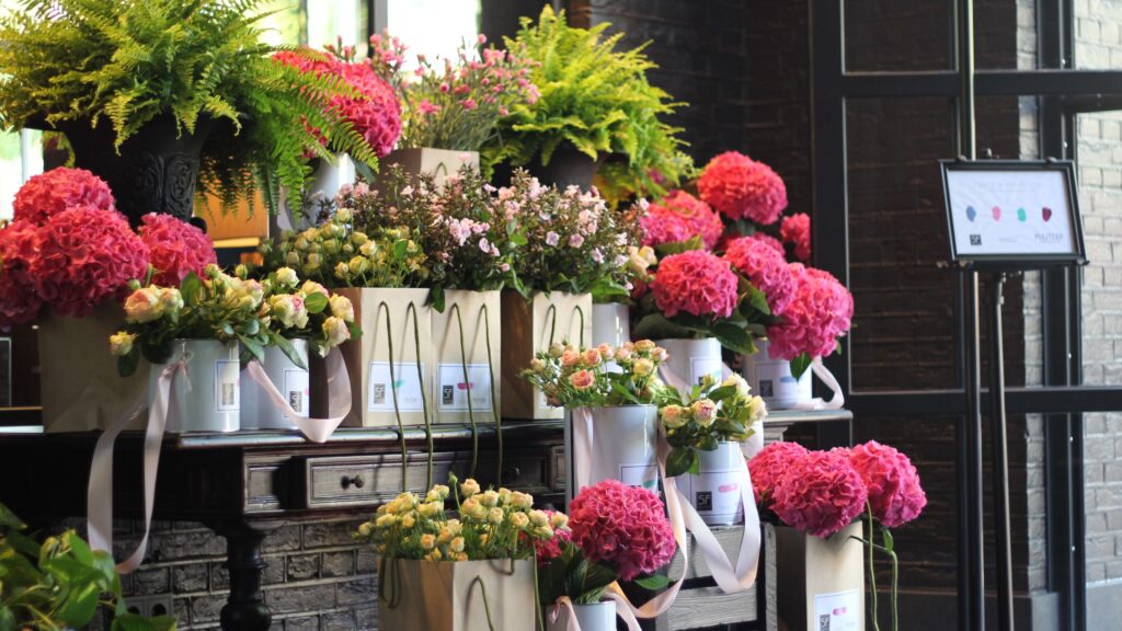 case study protect artificial flowers from the sun in retail
