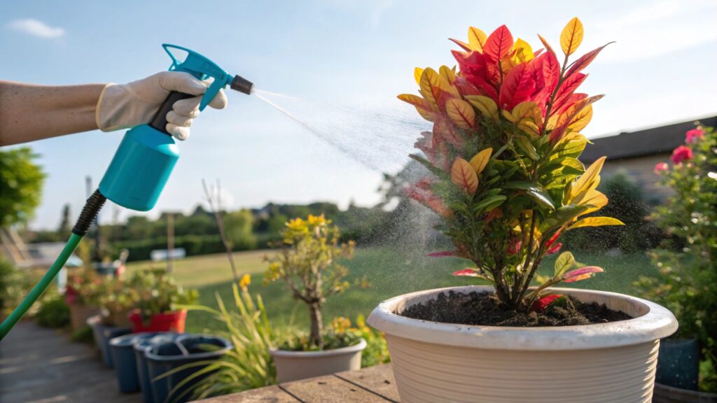 protective coatings prevent artificial plants from fading outdoors