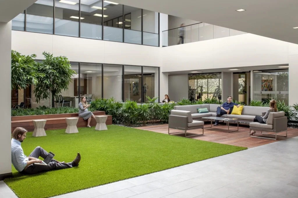 reducing carbon footprint with artificial plant décor