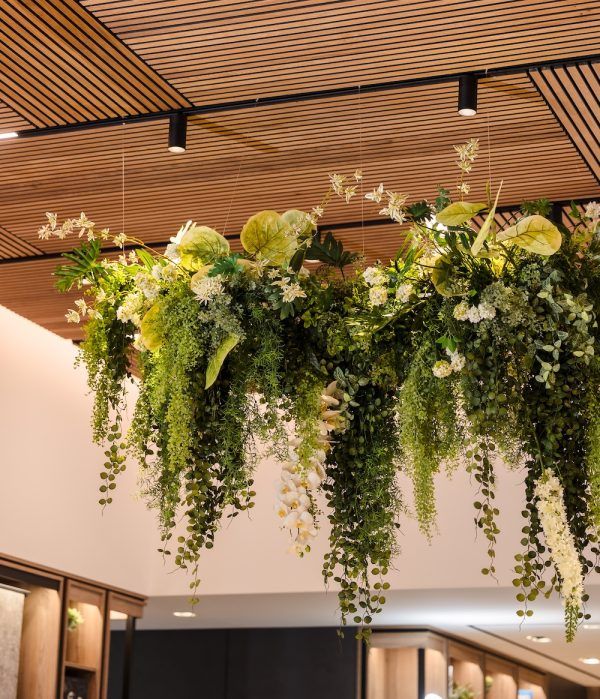 Faux Greenery Ceiling