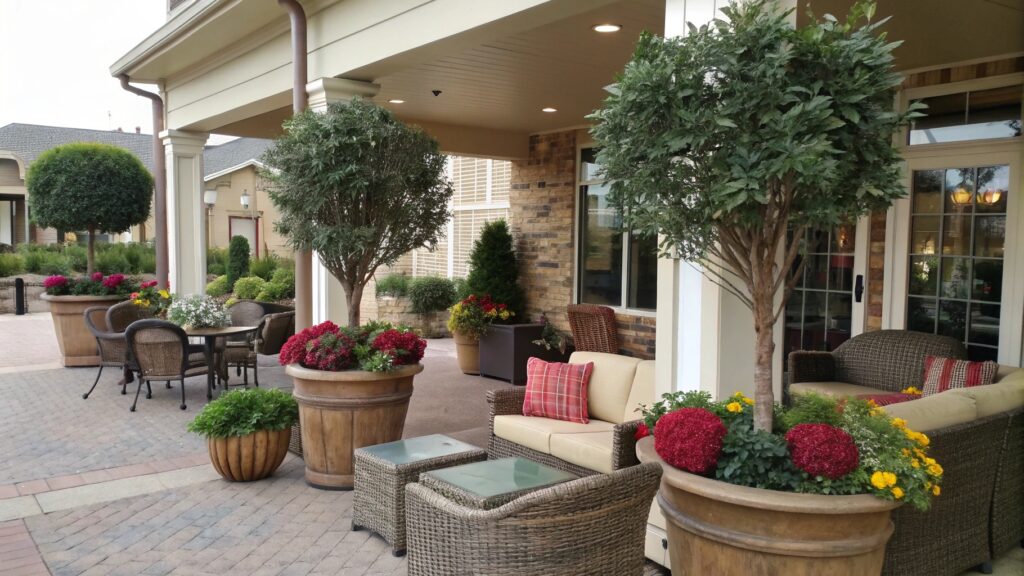 styling best faux outdoor plants 2025