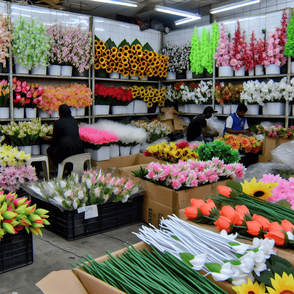 wholesalers for artificial flowers quality inspection