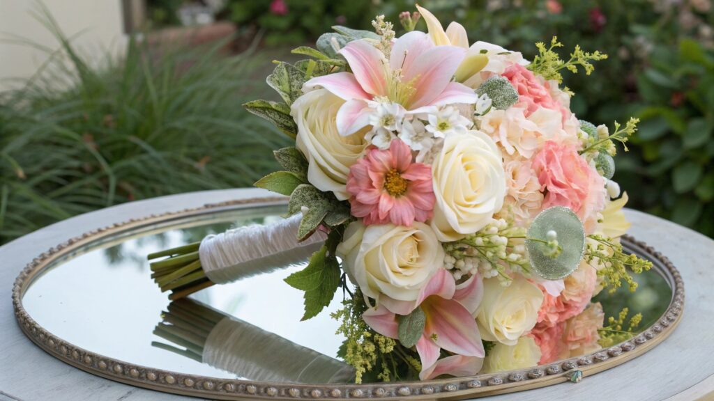 silk touch faux flowers