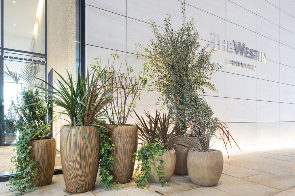 faux greenery artificial plants realistic leaves