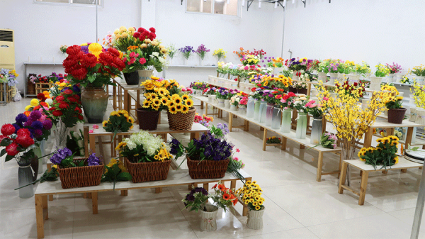 artificial flowers supplier MOQ samples lead time