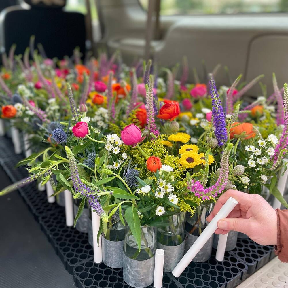 case study dropship to container artificial flowers