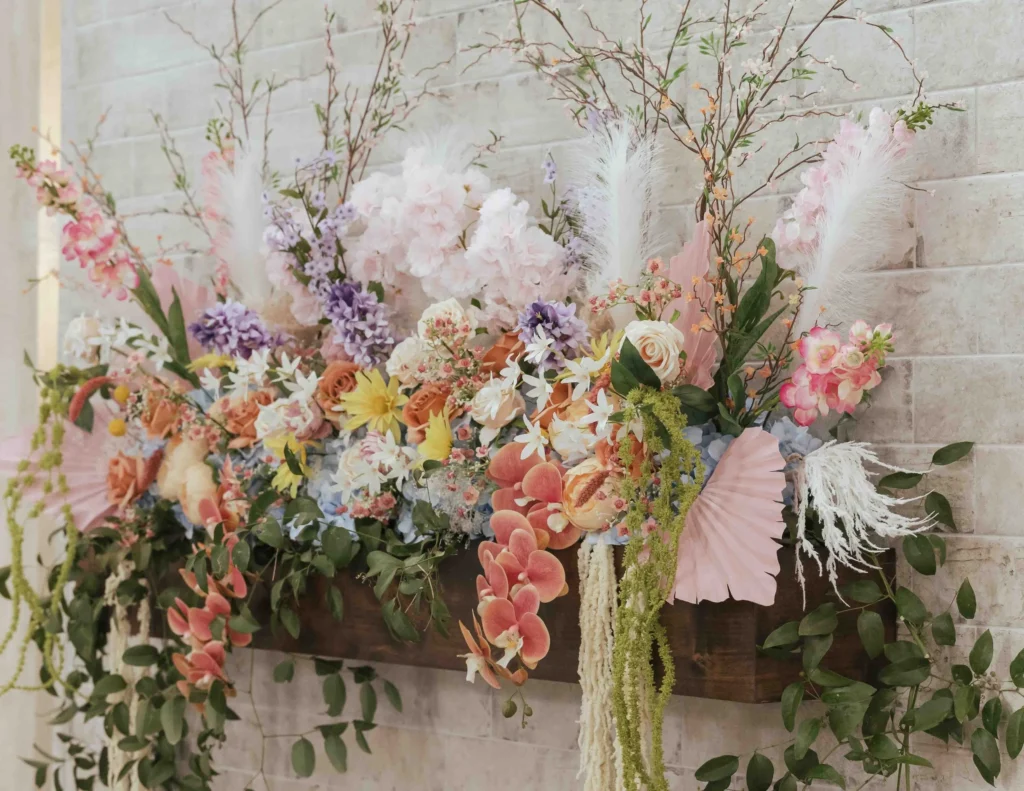 wedding palettes and textures board