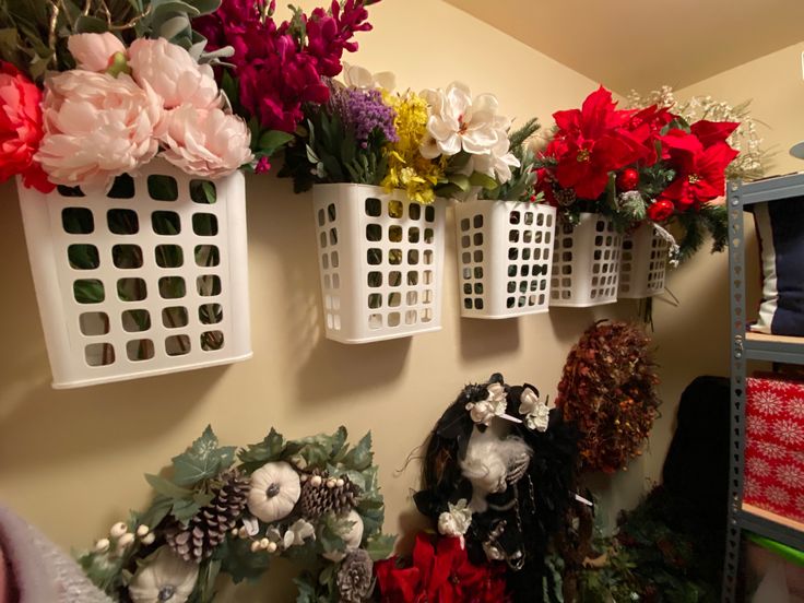 how to store silk flowers anti-static storage bins