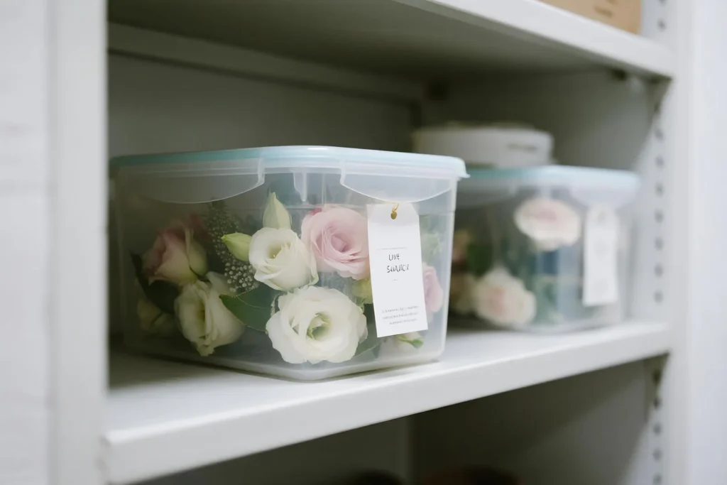 how to wash artificial flowers storage