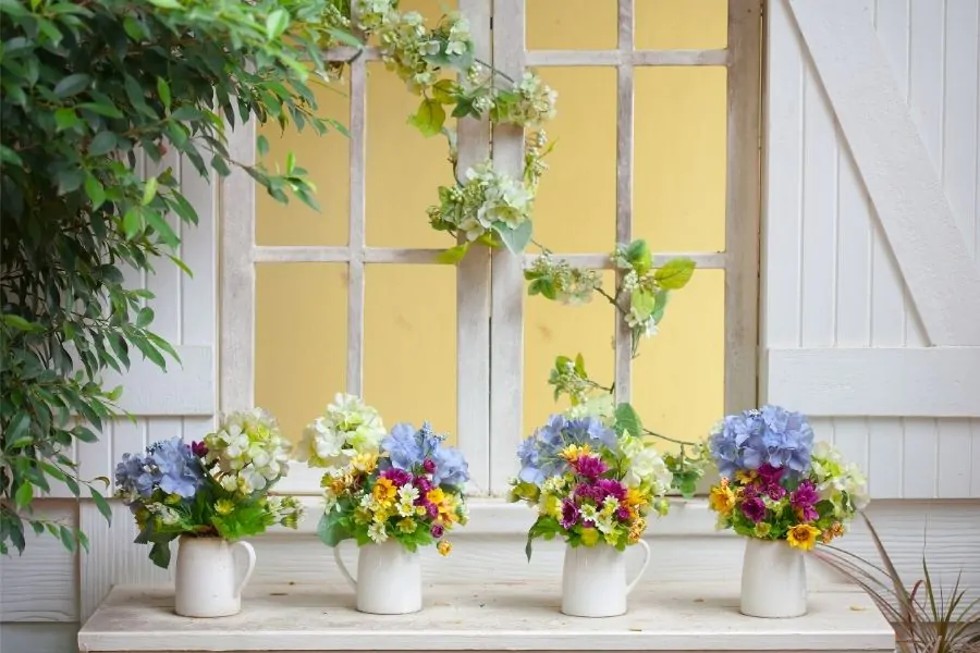 secure outdoor artificial flowers on hotel balcony with safety rules