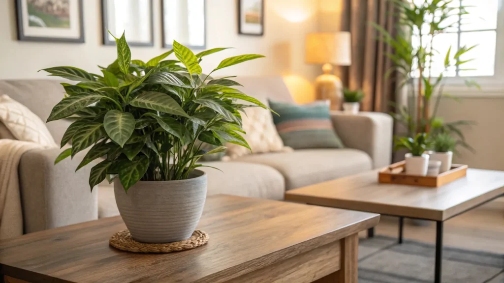 best fake plants for home close up realistic leaf texture