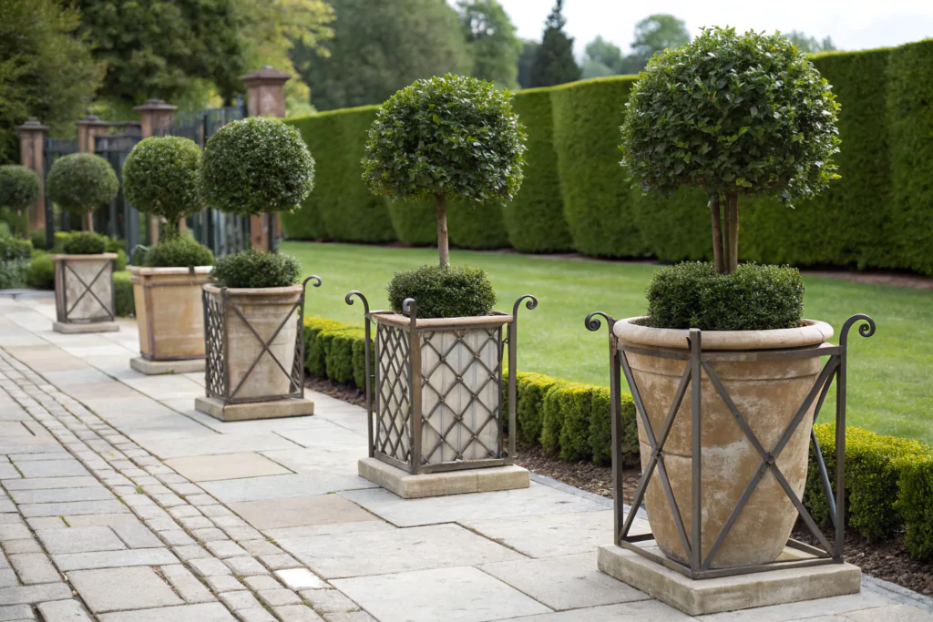 best outdoor artificial plants anchoring for wind