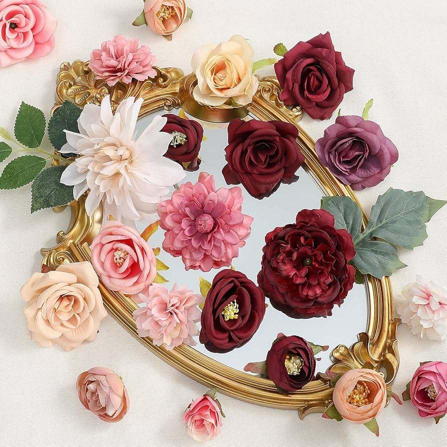 bulk buy artificial flowers reorder system for color consistency over time