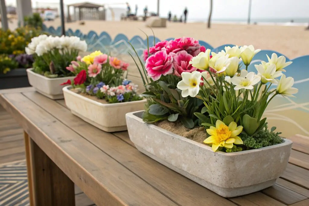 buying checklist for how to put fake flowers in a pot