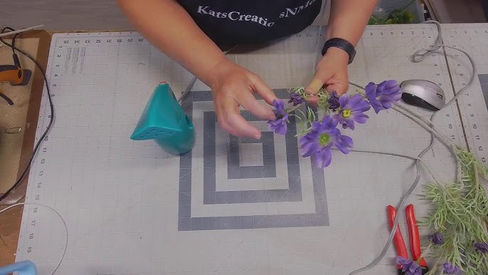 how to fix squashed artificial flowers reshaping steps