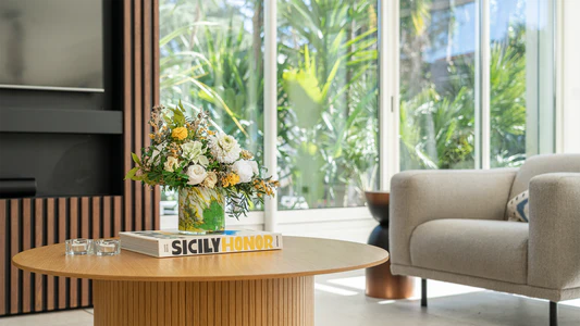 three year cost comparison for flowers for hotels