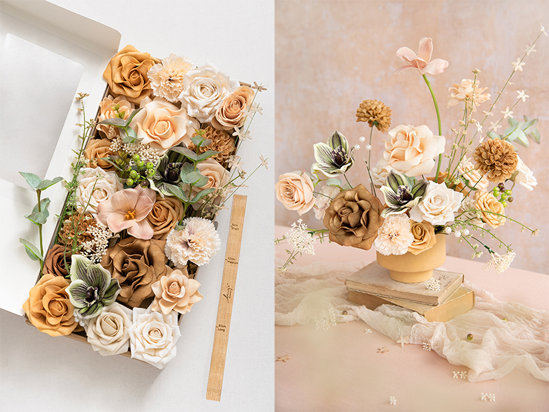 Best Fake Flowers for Outdoors packing shipping crush prevention