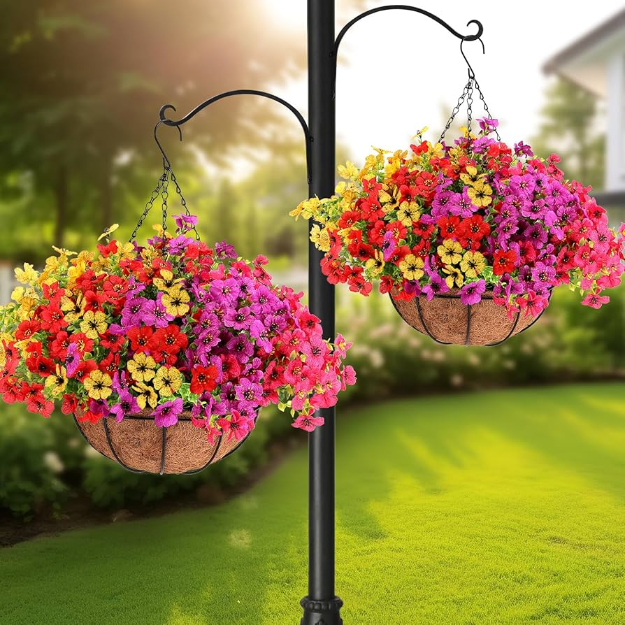 uv spray vs uv resistant materials artificial flowers outdoors
