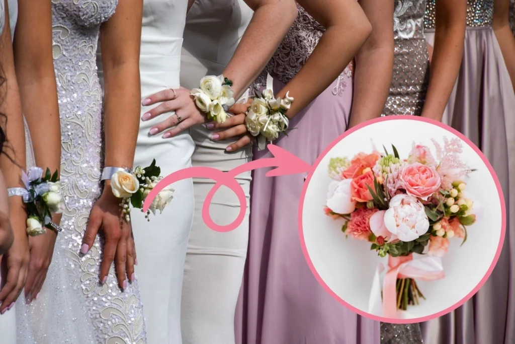 when faux corsages look premium than fresh in long events photos