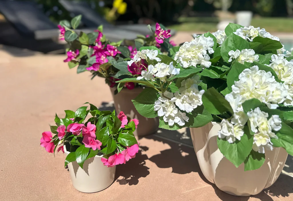 uv resistant artificial flowers fading comparison