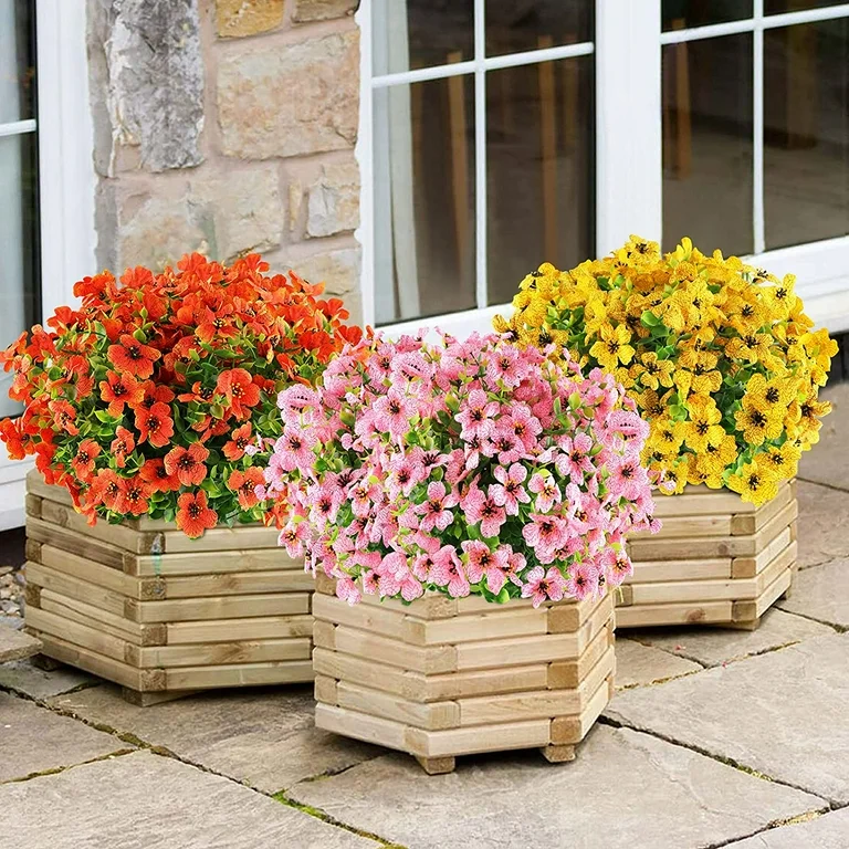 uv resistant artificial flowers outdoor durability testing