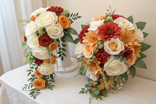 fake flowers in bulk for weddings lighting comparison fake flowers in bulk for weddings color warmth test