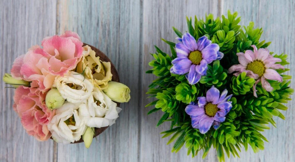 artificial vs real flowers buyer insights comparison for event business