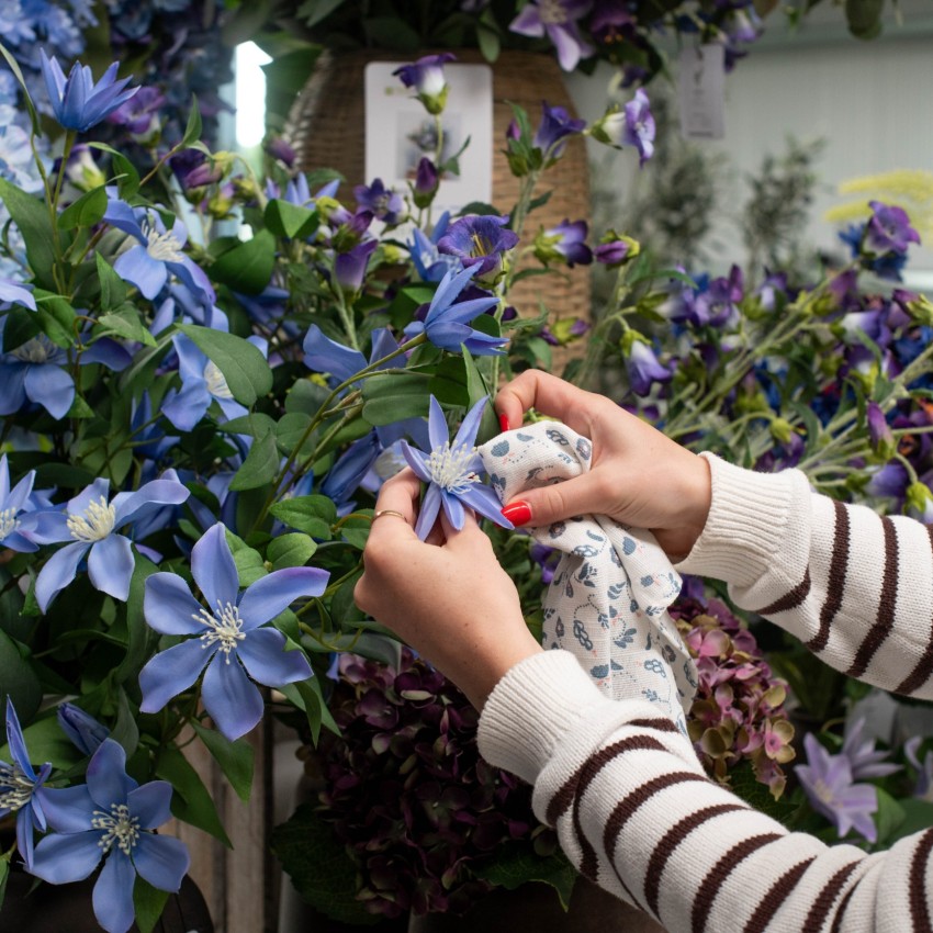 cleaning mistakes that damage faux flower color and petal shape