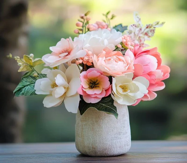 simple SOP for cleaning bulk decorative faux flowers