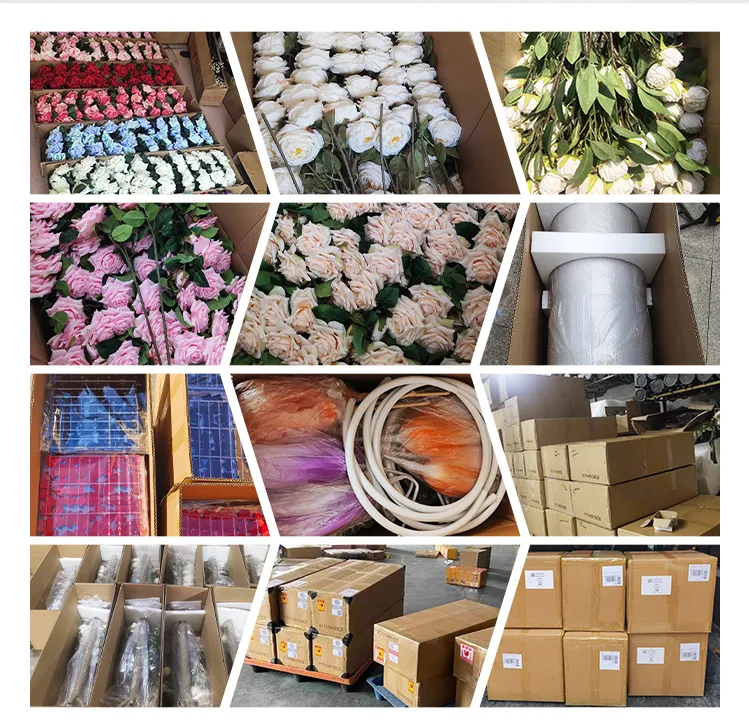 wholesale fake flowers freight carton and damage risk control