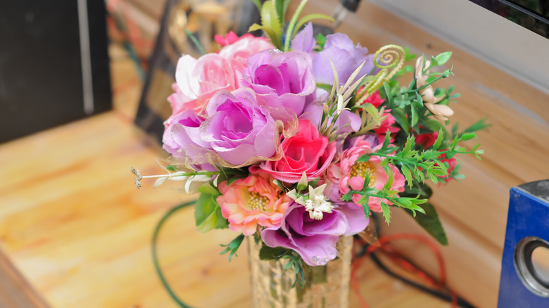 why faux flowers in pots look fake why faux flowers in pots look fake in commercial display