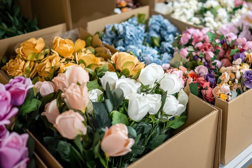 poor artificial flower storage causing margin loss