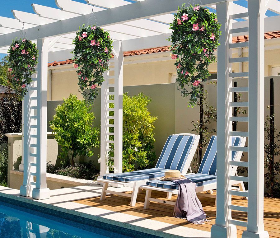 UV resistant flowers for outside for commercial patio décor UV resistant flowers for outside used in commercial patio décor